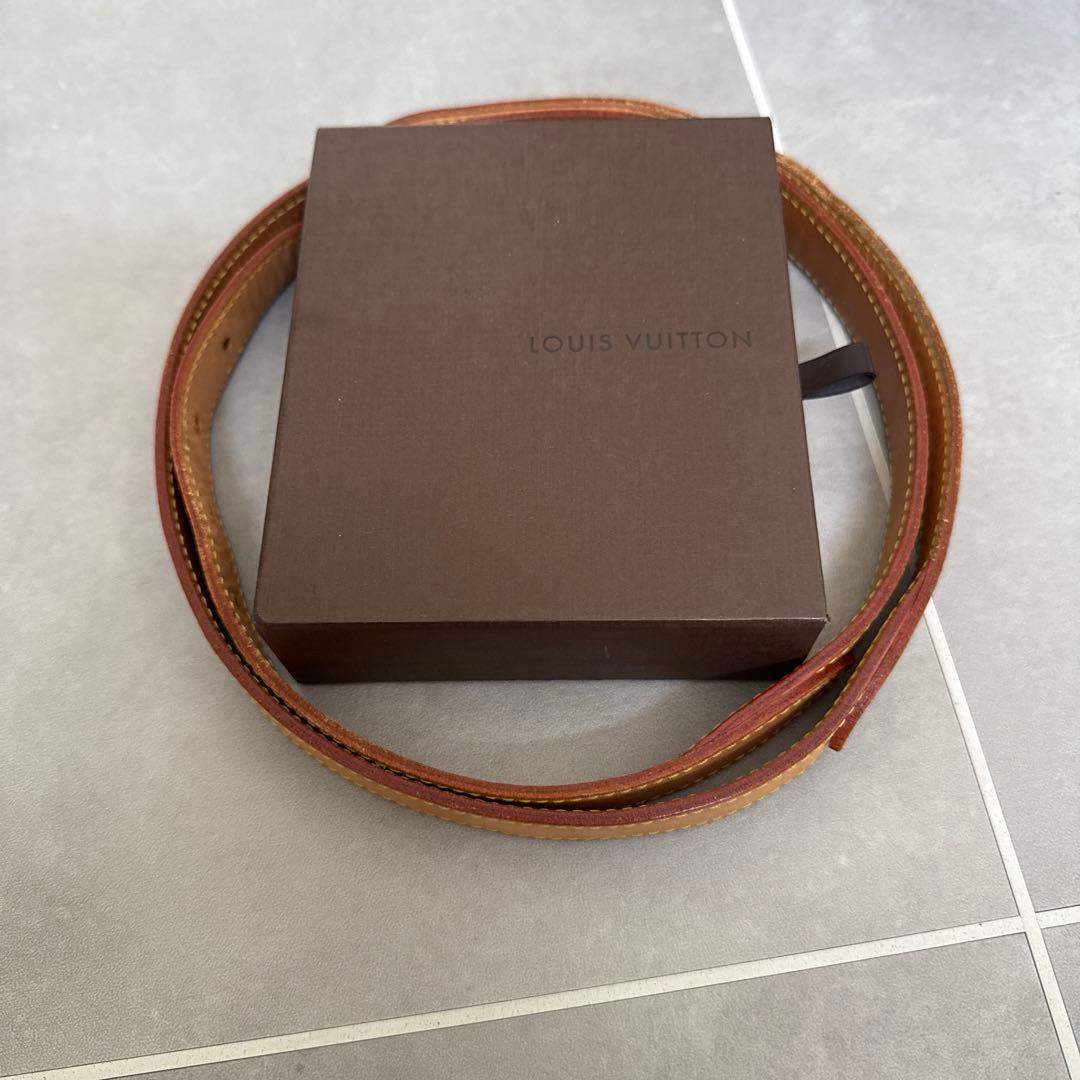 LOUIS VUITTON ヌメ革ショルダーストラップ 120センチ