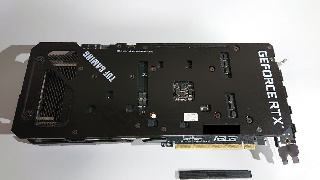 ASUS TUF GeForce RTX3060 12GB OCモデル