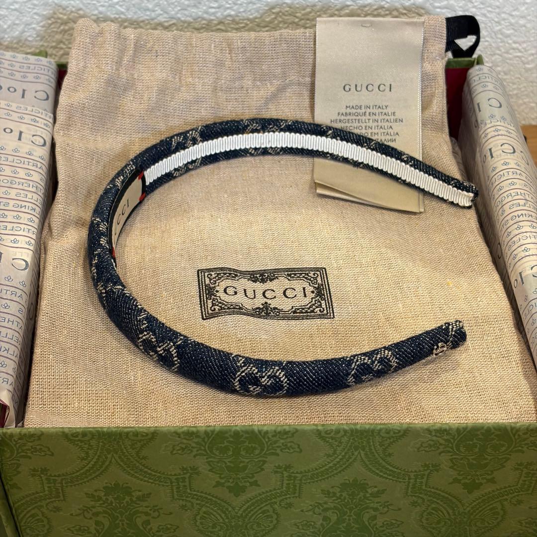 【超美品】GUCCI ヘアバンド　未使用に近い