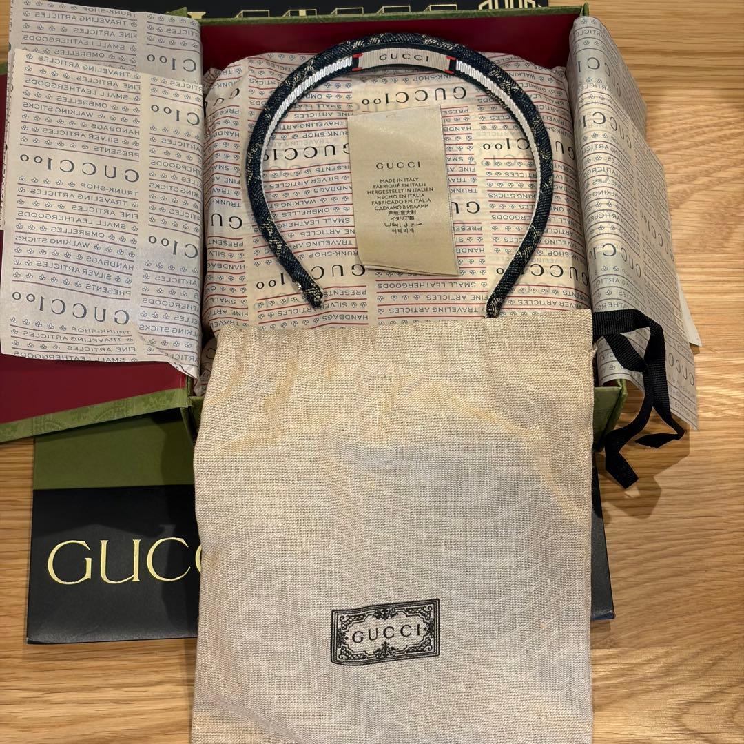 【超美品】GUCCI ヘアバンド　未使用に近い