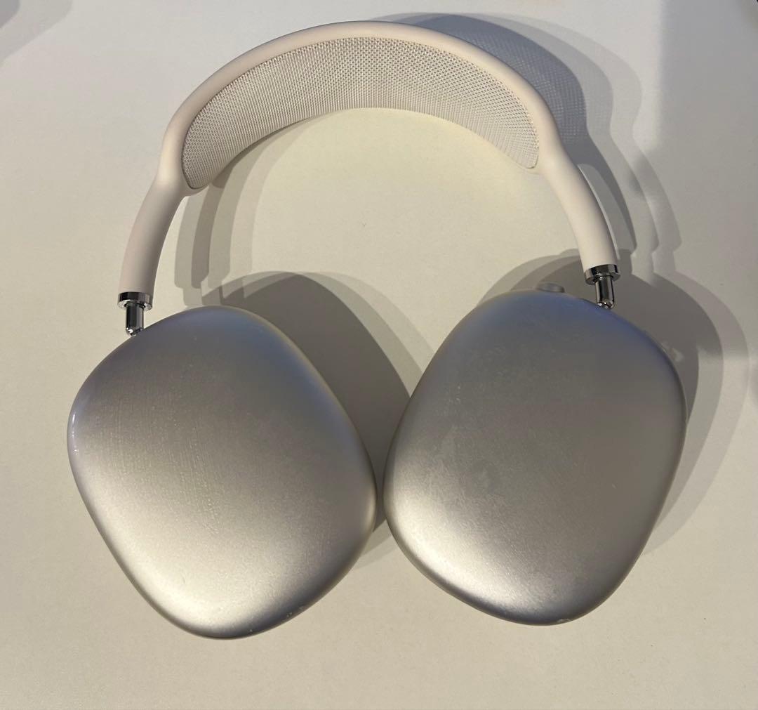 AirPodsMax第一世代シルバー ワイヤレスヘッドフォン ケース・箱付き