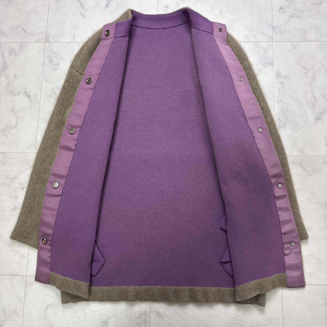 【極美品】 エレンディーク CNラクーンミックス Wカーディガン