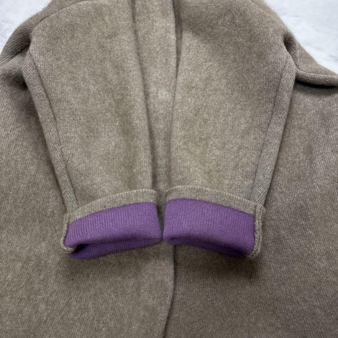 【極美品】 エレンディーク CNラクーンミックス Wカーディガン