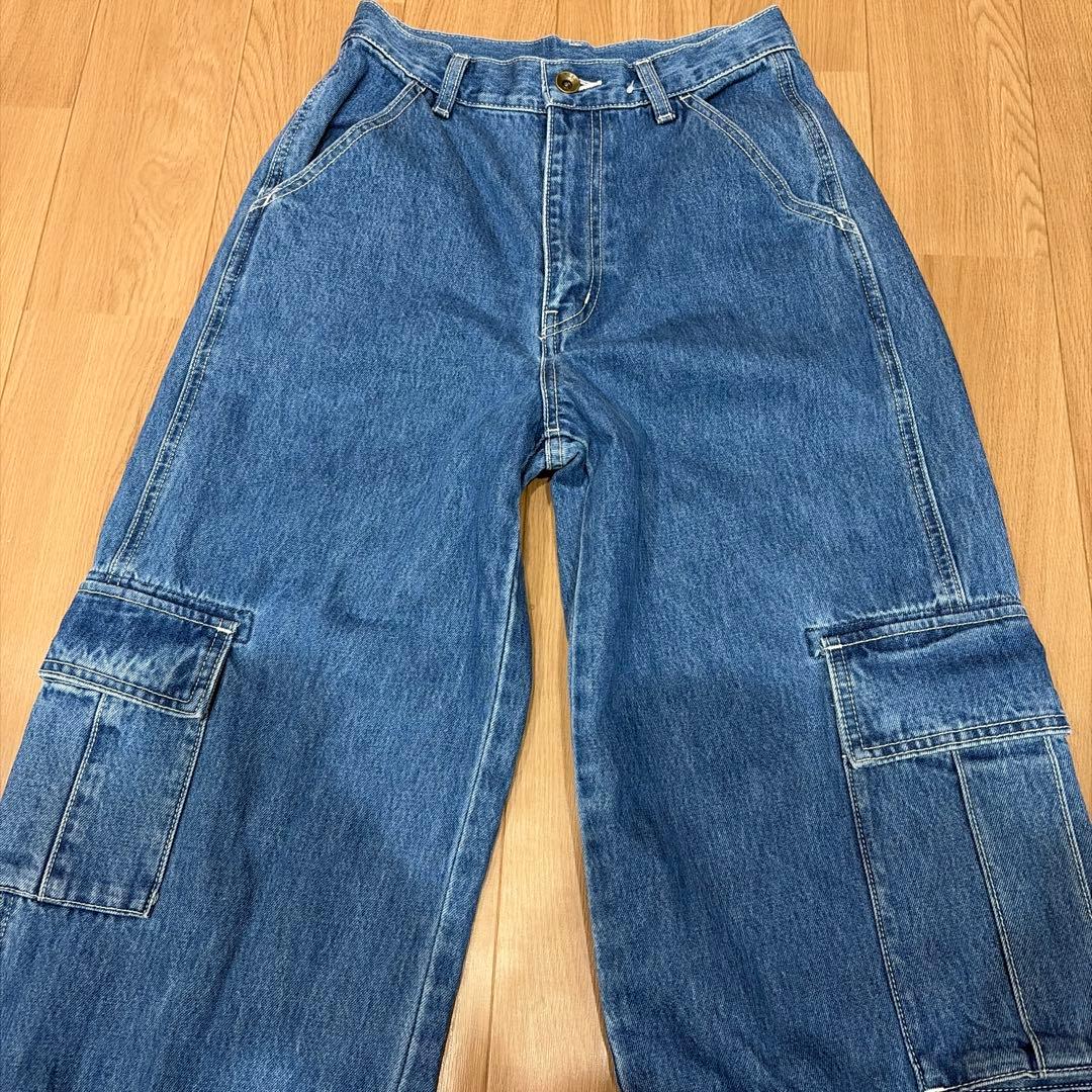 SeaRoomlynn（シールームリン） ワイドカーゴデニムパンツ