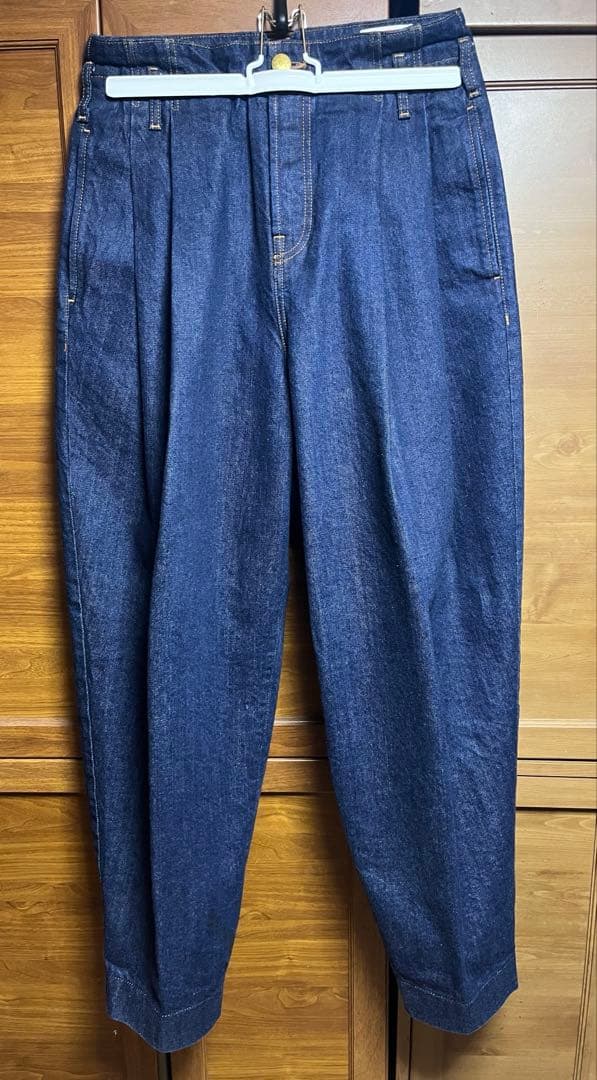 KENZO SCHOOLBOY FIT JEANS タックワイドデニム