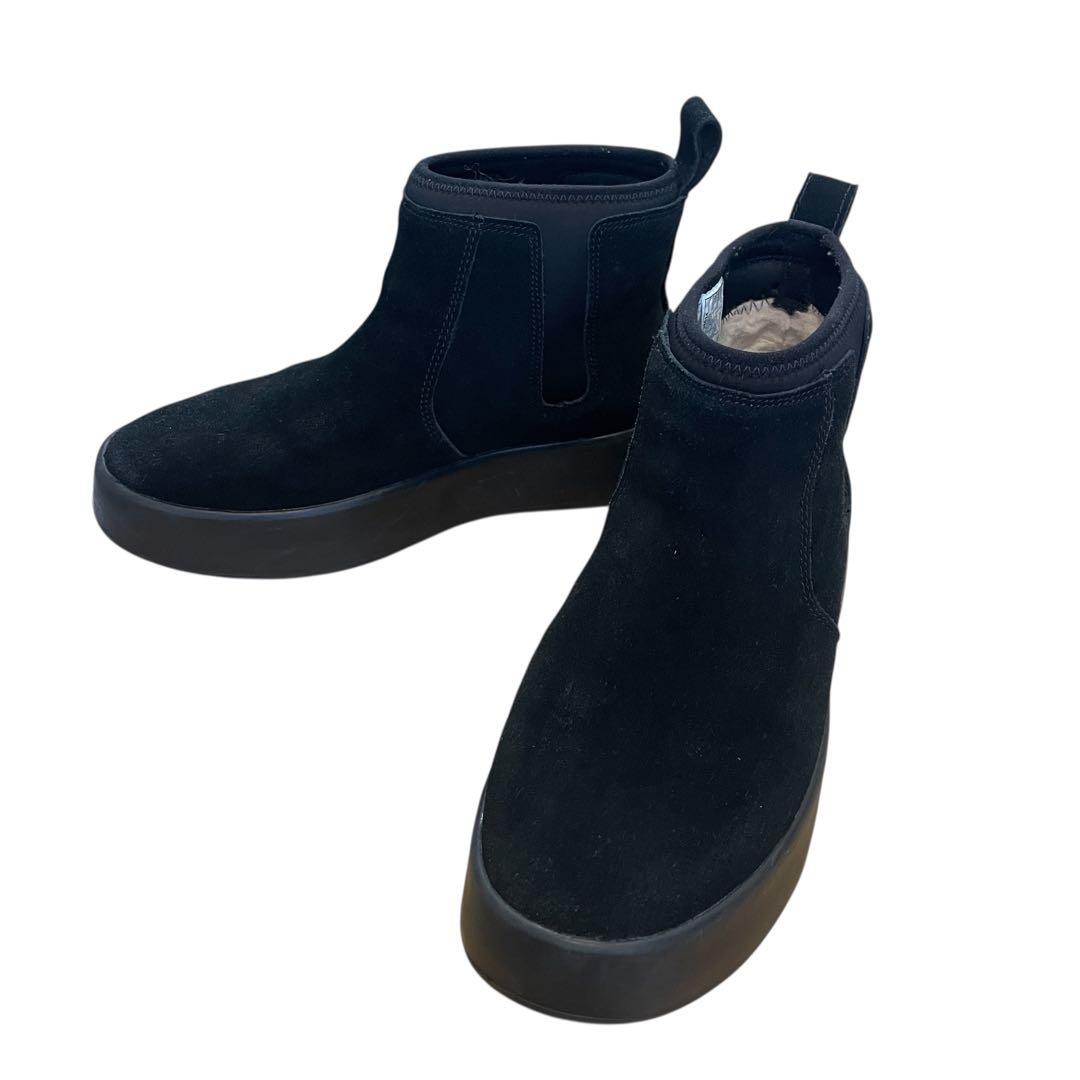 UGG サイドゴア　ブーツ　厚底　ブラック　25