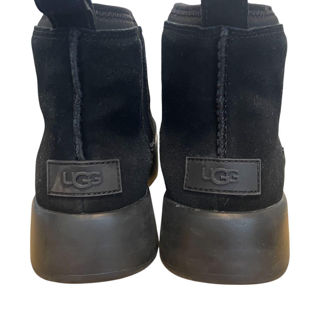 UGG サイドゴア　ブーツ　厚底　ブラック　25