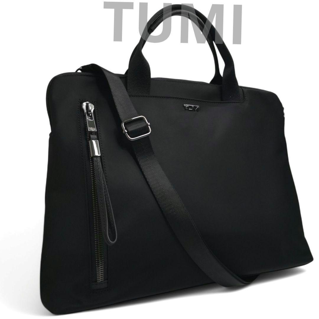 美品 現行品 TUMI ラップトップ キャリア ブラック ナイロン A4可