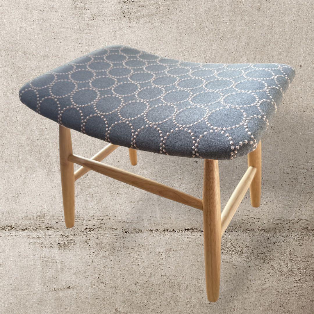 北欧スタイルmina perhonen / ミナペルホネン生地使用スツール　イス