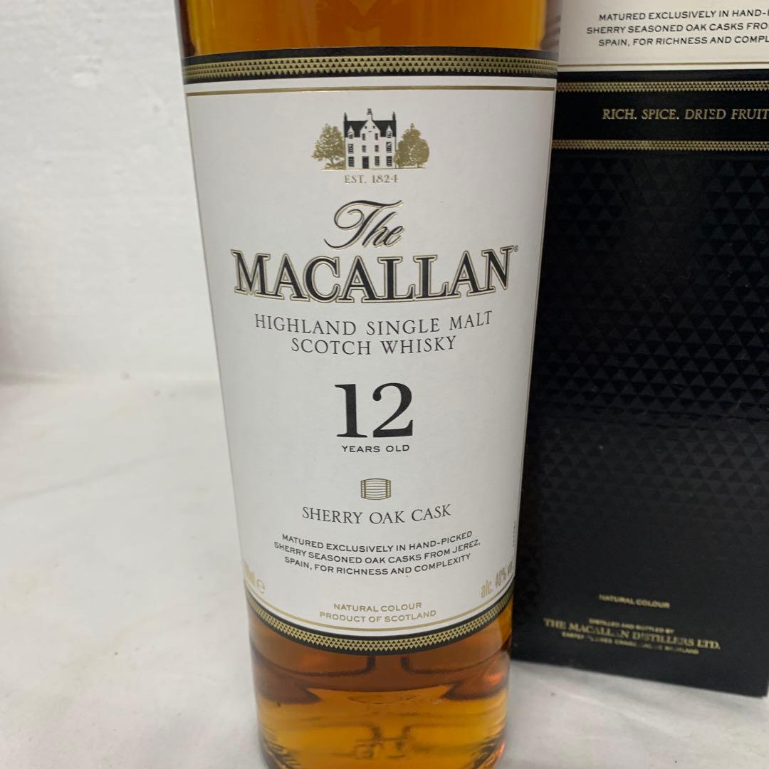 マッカラン12年シェリーカスク 700ml 箱付