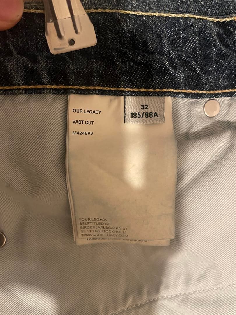 パンツ Our legacy 24aw vastcut