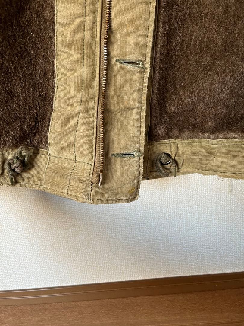 雰囲気抜群　40s 50s USN N1 デッキジャケット 米軍実物　大きめ