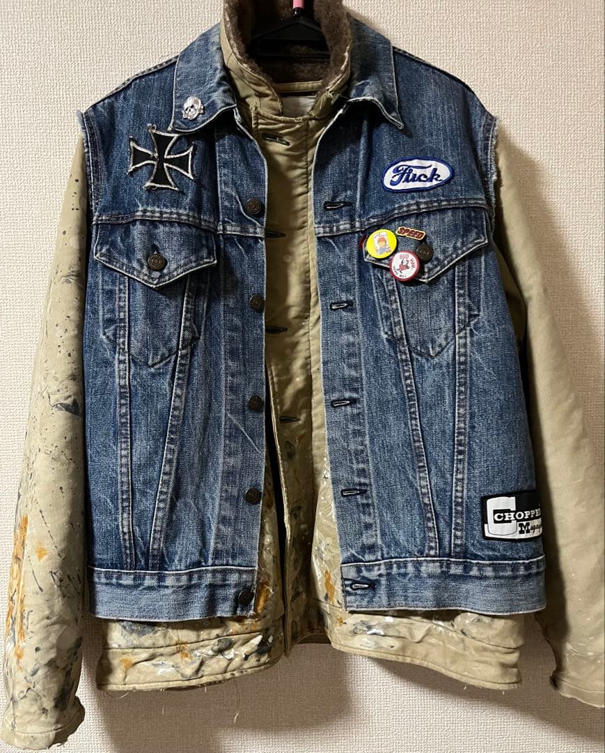 雰囲気抜群　40s 50s USN N1 デッキジャケット 米軍実物　大きめ