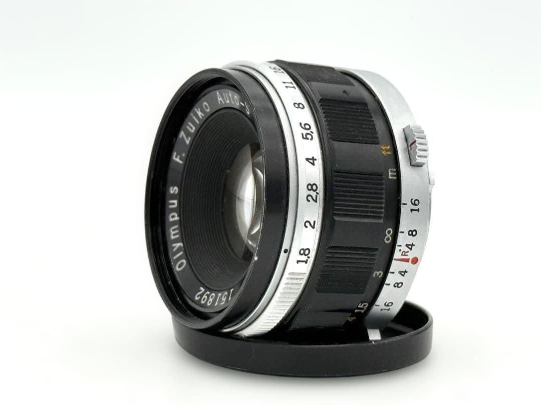 【完動品】OLYMPUS PEN-F 花文字 + 標準レンズ ハーフカメラ