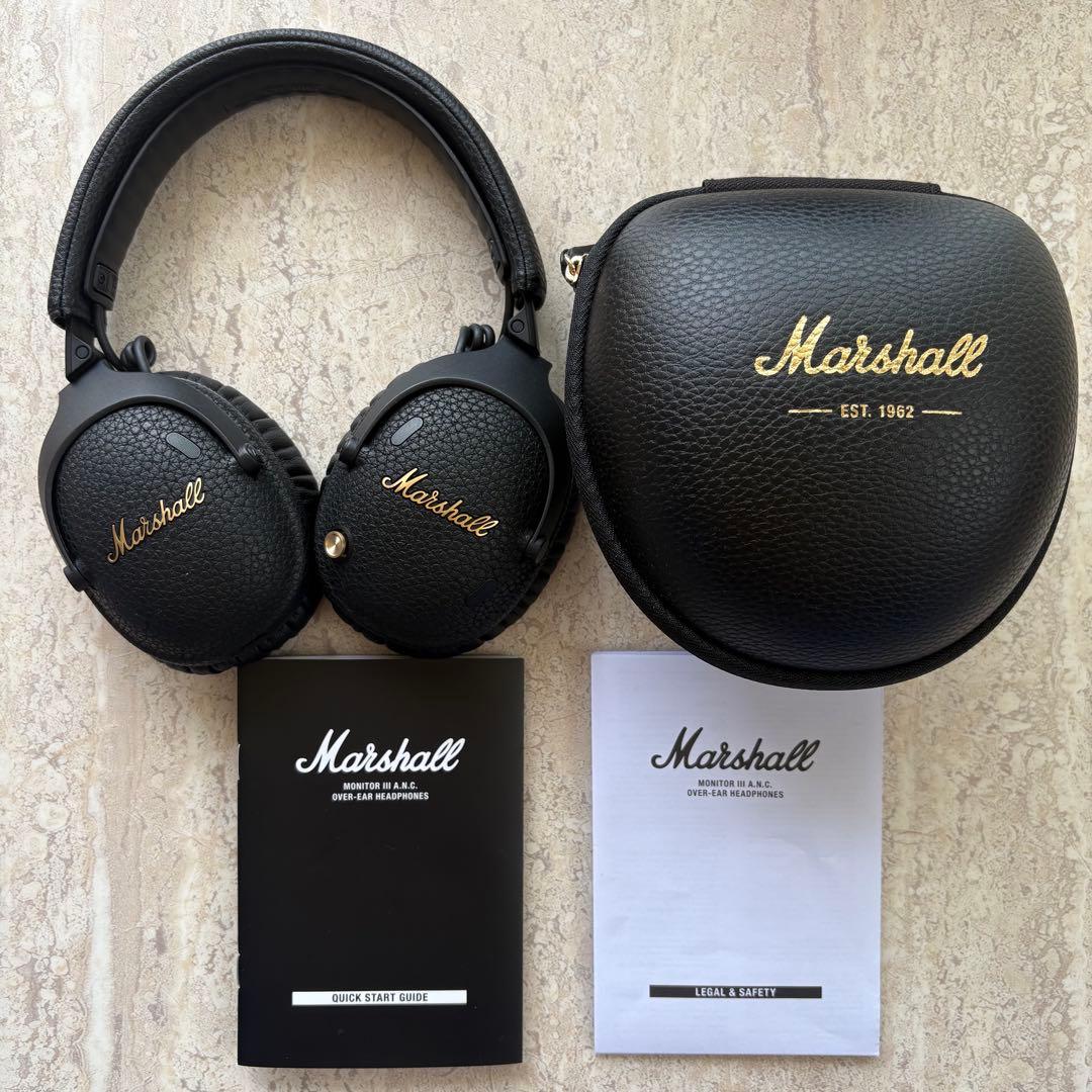 【正規品美品】Marshall MONITOR Ⅲ A.N.C.