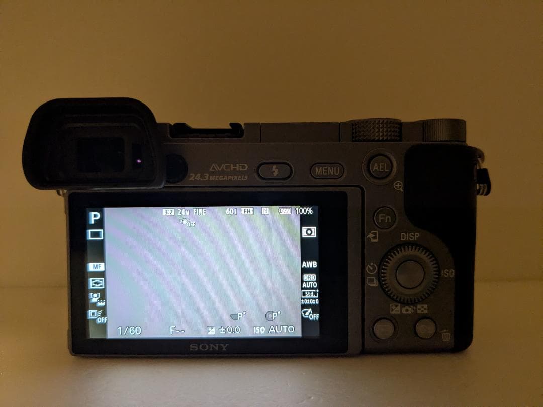 【美品】SONY α6000 ボディ グラファイトグレー 完動品 #350a