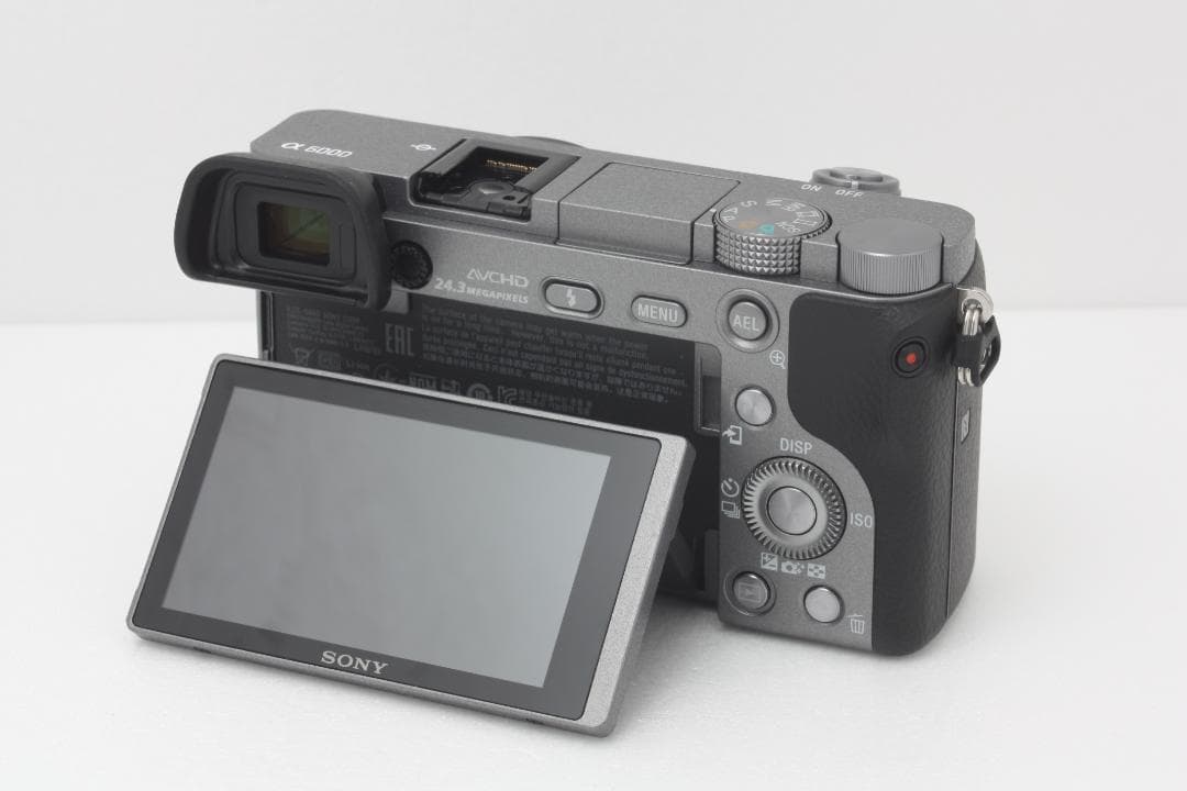 【美品】SONY α6000 ボディ グラファイトグレー 完動品 #350a