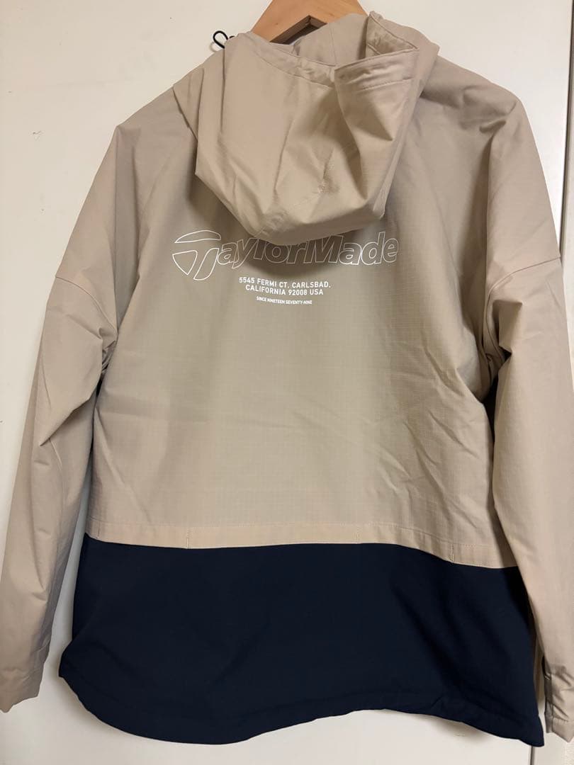 l*)様 テーラーメイドゴルフ【撥水保温】バックプリントロゴ裏起毛フルジップジャ