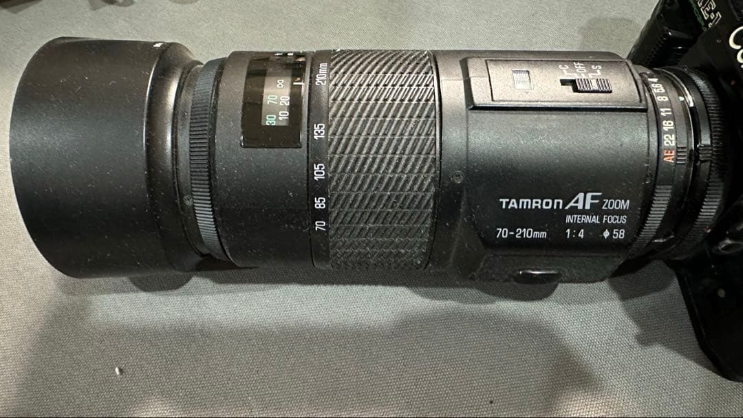 Canon AE-1 PROGRAM 望遠レンズ付き