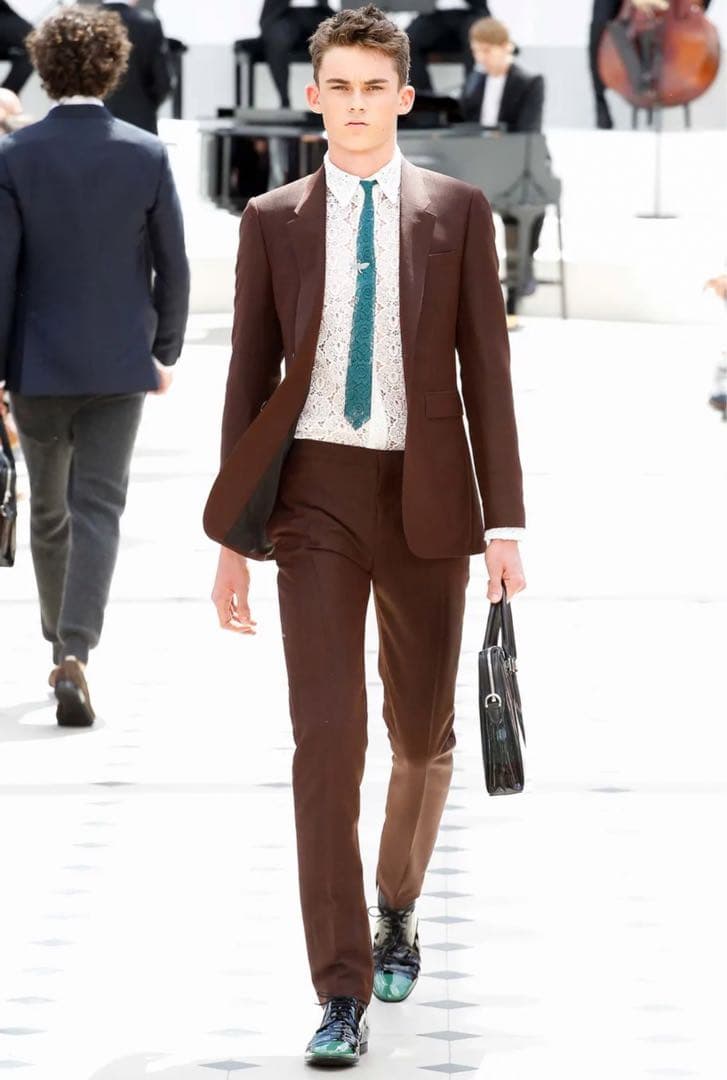 Burberry prorsum16SS ブラウンジャケット