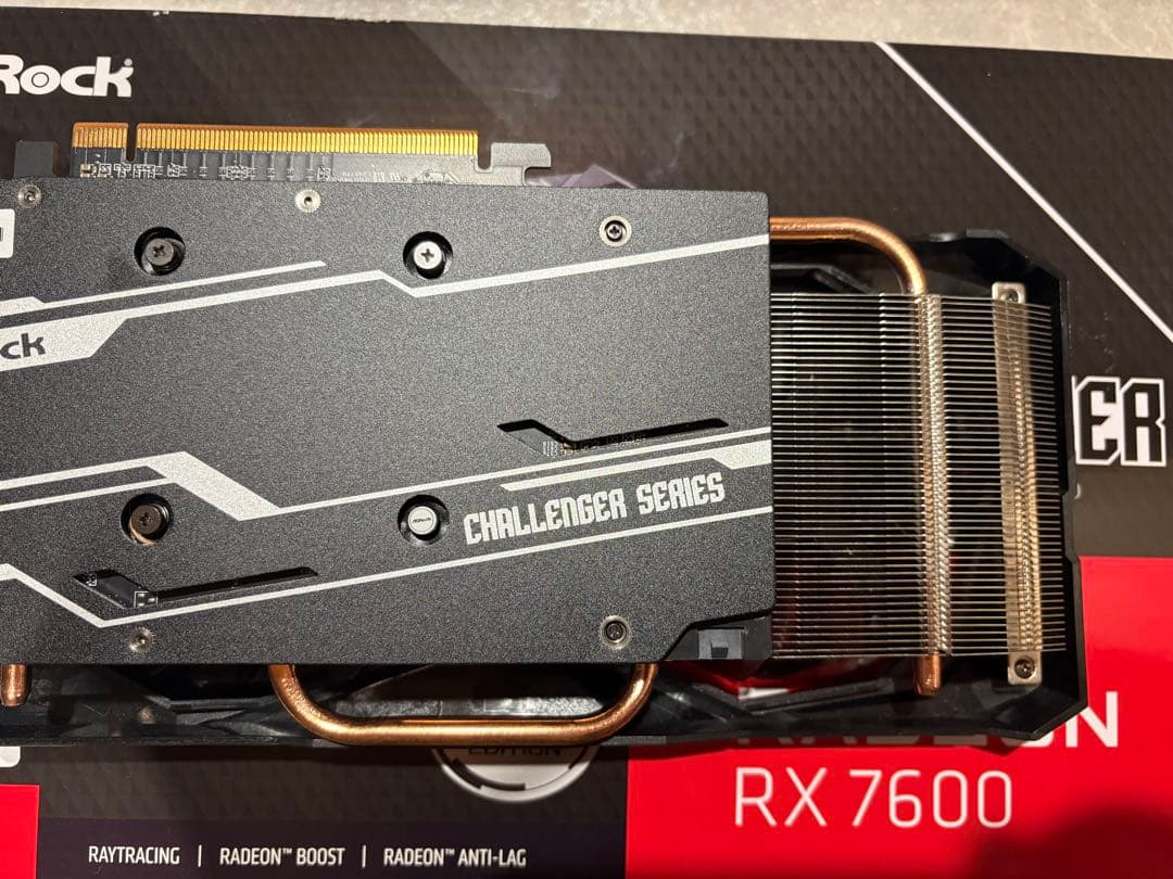 ASRock Radeon RX 7600 8GB 【動作確認済・付属品完備】