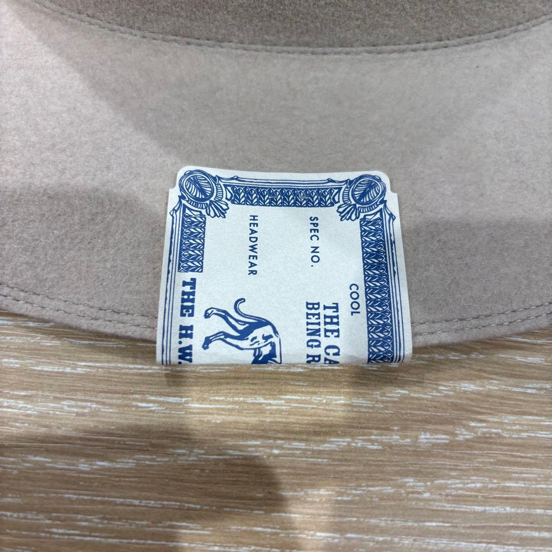 【新品】THE H.W DOG＆CO. TRAVELERS HAT サイズ42