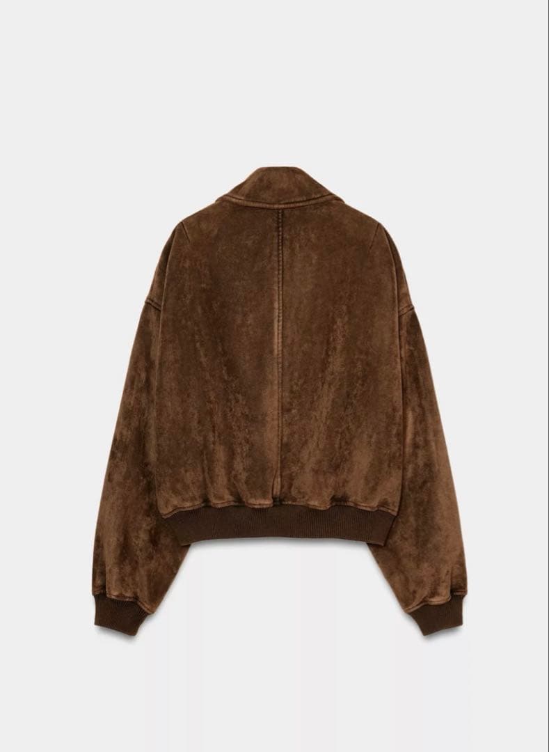 ZARA ザラ　フェイクスエードジャケット　新品、未使用