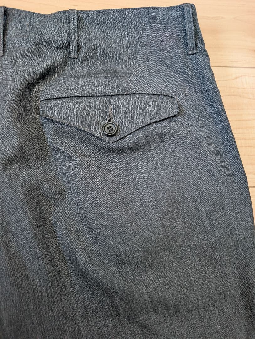 WORKERS Officer Trousers ウールモヘア グレー 32