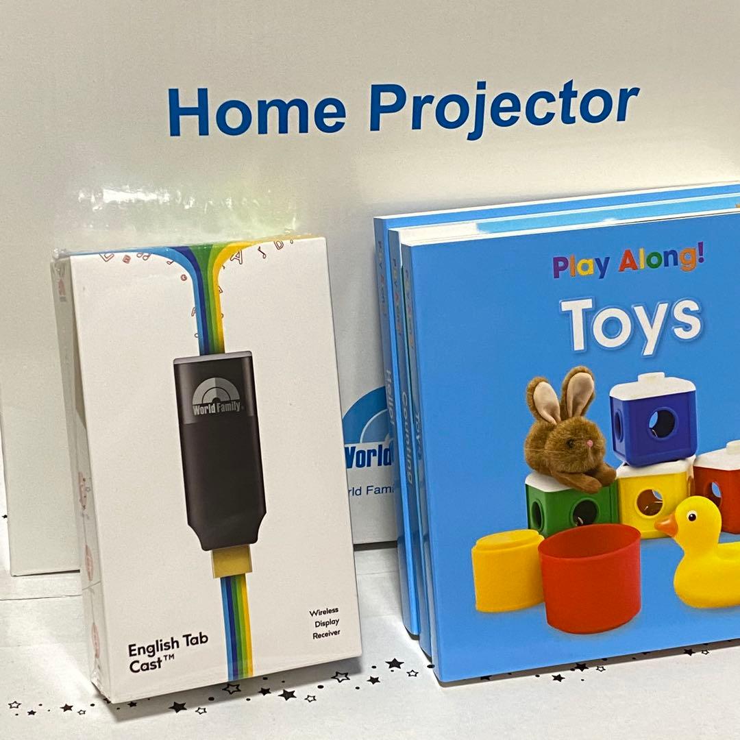 【新品】DWE ミッキー プロジェクター プレイアロング絵本　シール　パズル