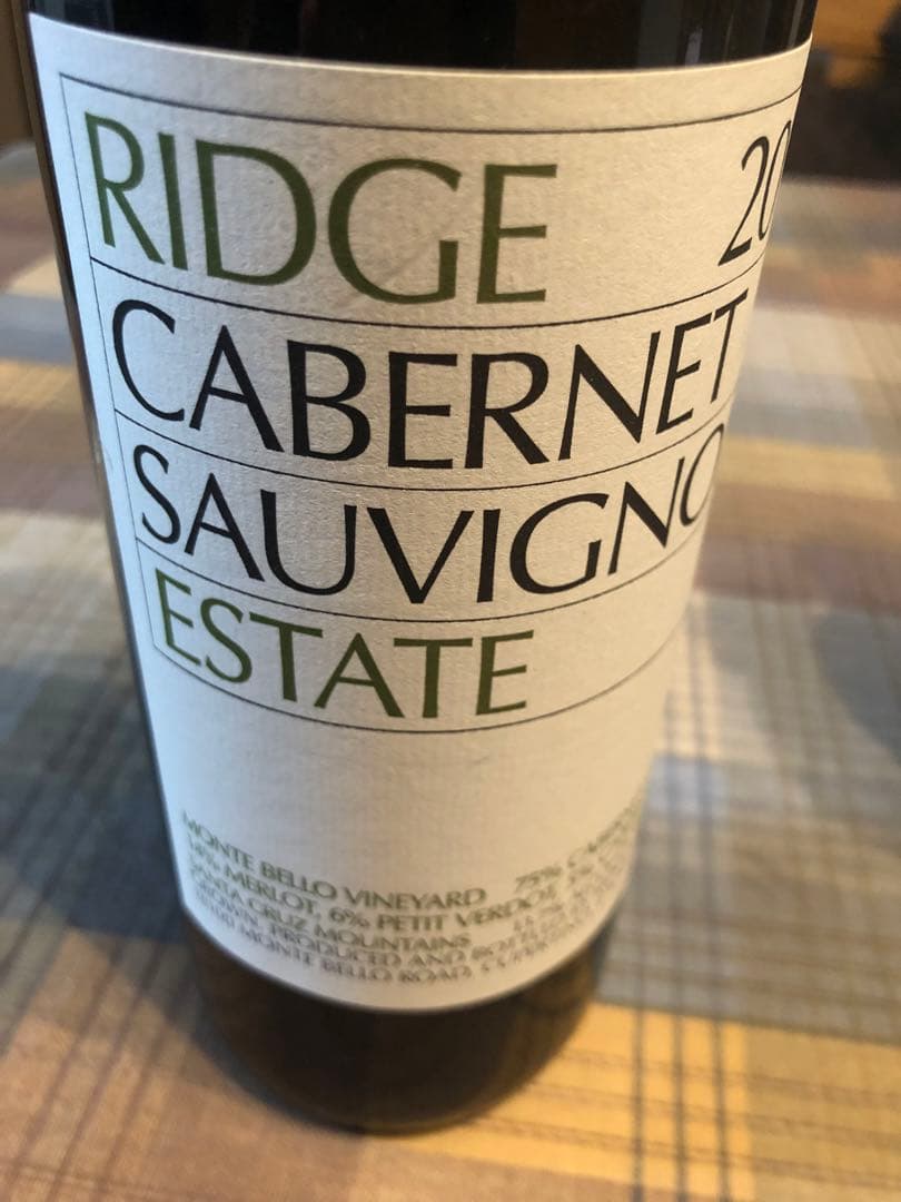 リッジエステート　カベルネ　 & ラヴァンチュール　エステート・キュヴェ