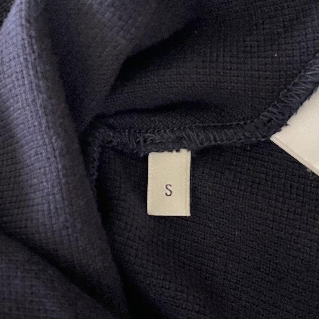 《超美品》GUCCI グッチ ポロシャツ ハチ 蜂 刺繍 ワッペン ネイビー S