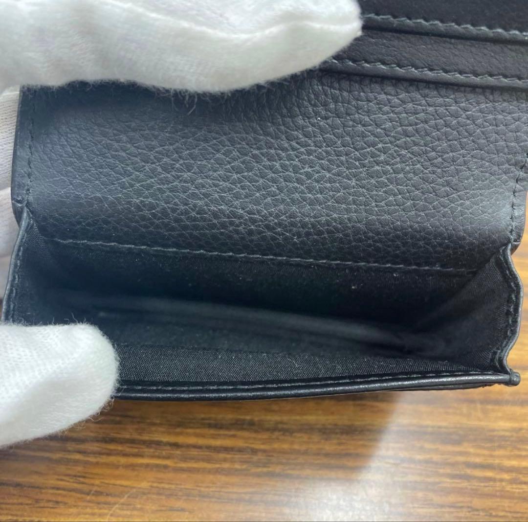 Dior ディオール ブラック 黒 レザー カードケース 名刺入れ