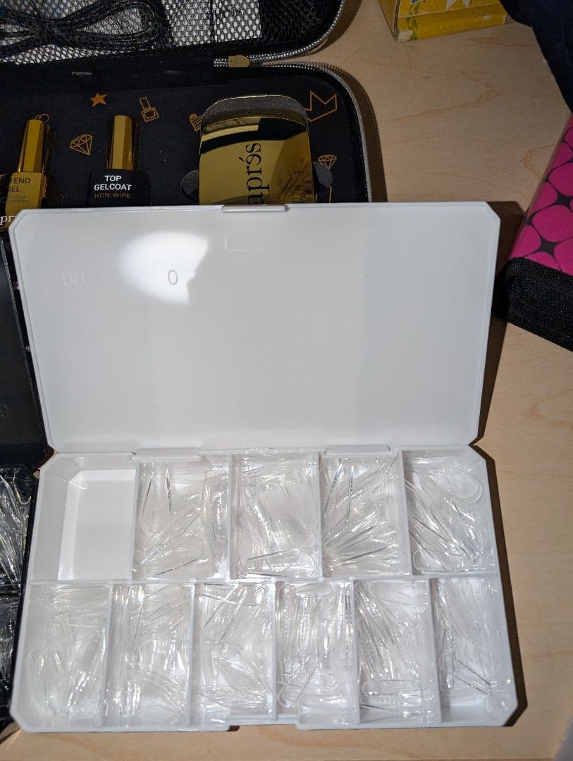 アプレ　ネイルチップ　ジェルネイル　長出し　セット　ネイルエクステンションキット