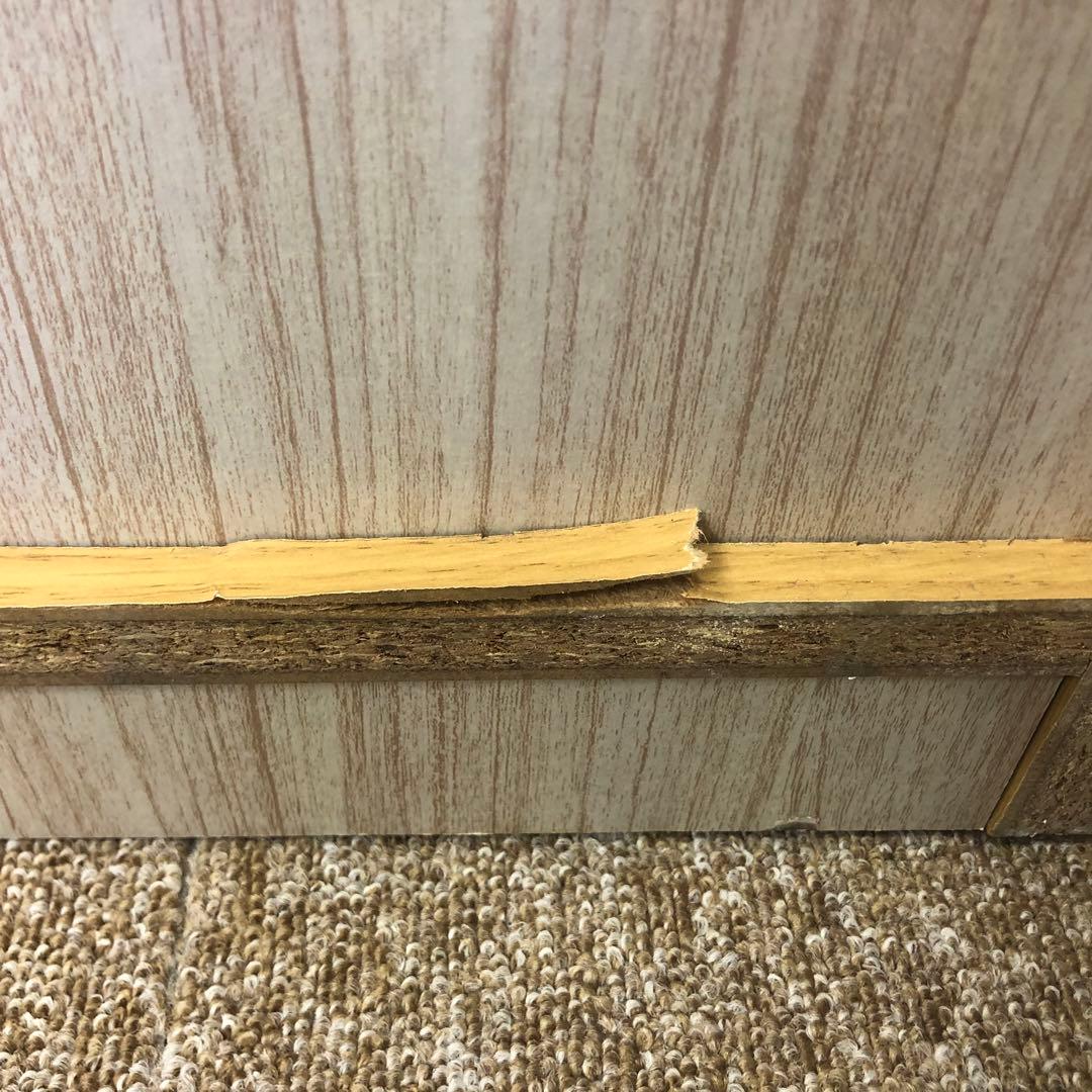 NITORI ニトリ サイドボード ナチュラル 4段チェスト 扉付き z127