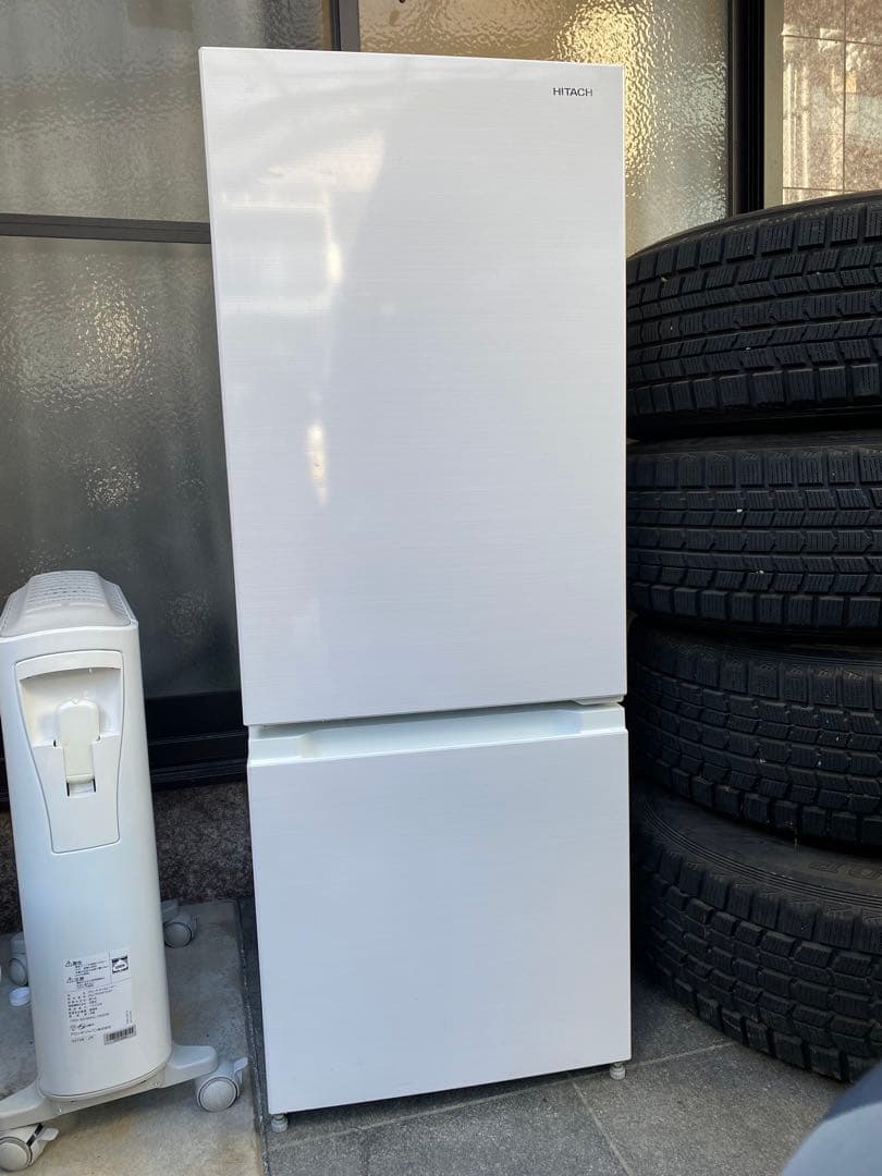 日立 154L 冷蔵庫【RL-154JA-W】DCWI　2020年製