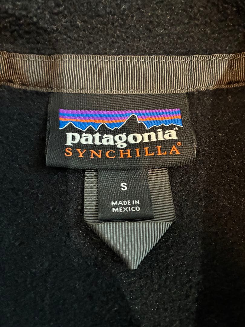 patagonia シンチラ スナップT フリース ベスト Sサイズ ブラック