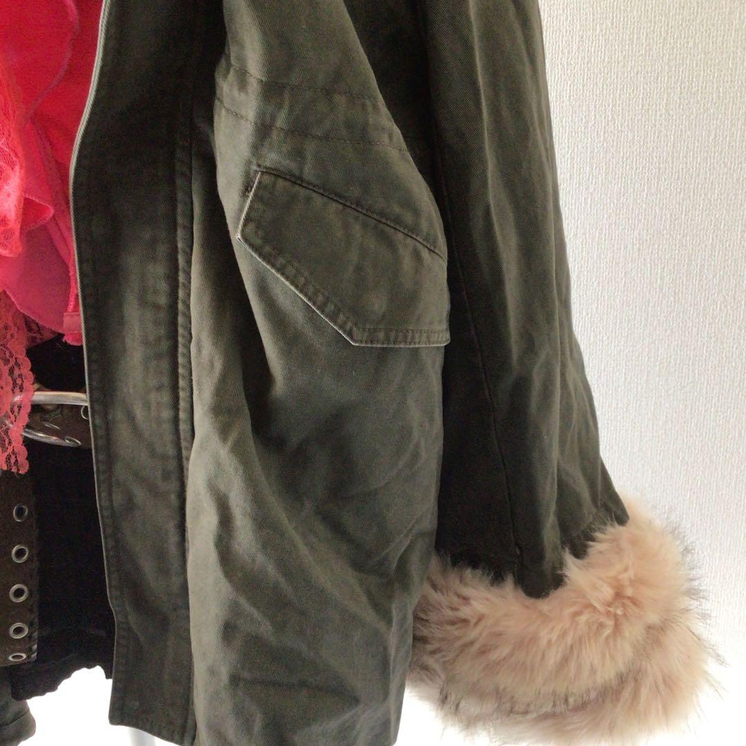 y2k エコファー　グランジフェアリーモッズコート 平成archive 森ガール