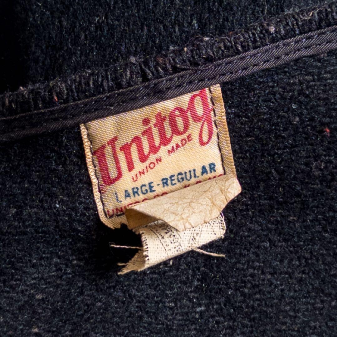 UNITOG ウール 50's エンジニア ノーカラー ジャケット ヴィンテージ