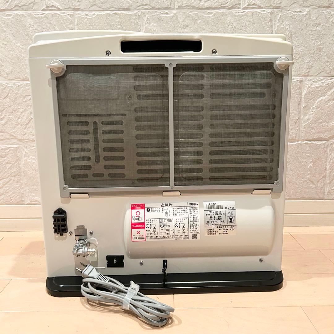 未使用 Rinnai リンナイ ⭐️ガスファンヒーター rc-u4001e
