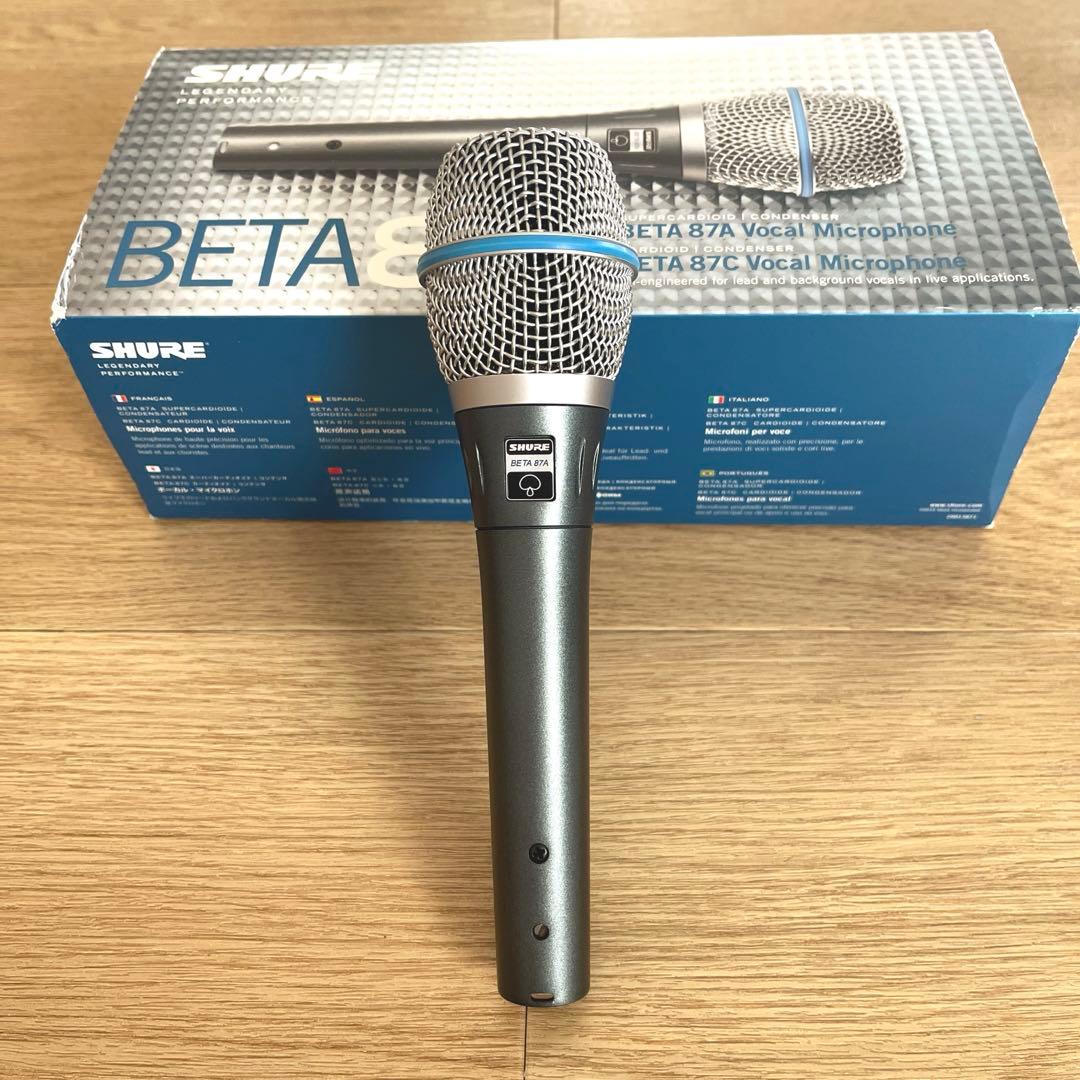 美品SHURE BETA87A ボーカルマイク 正規品
