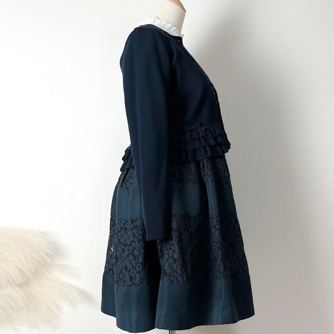 美品☆組曲 150 ワンピース ニットジャケットカーディガン ブラウス セット