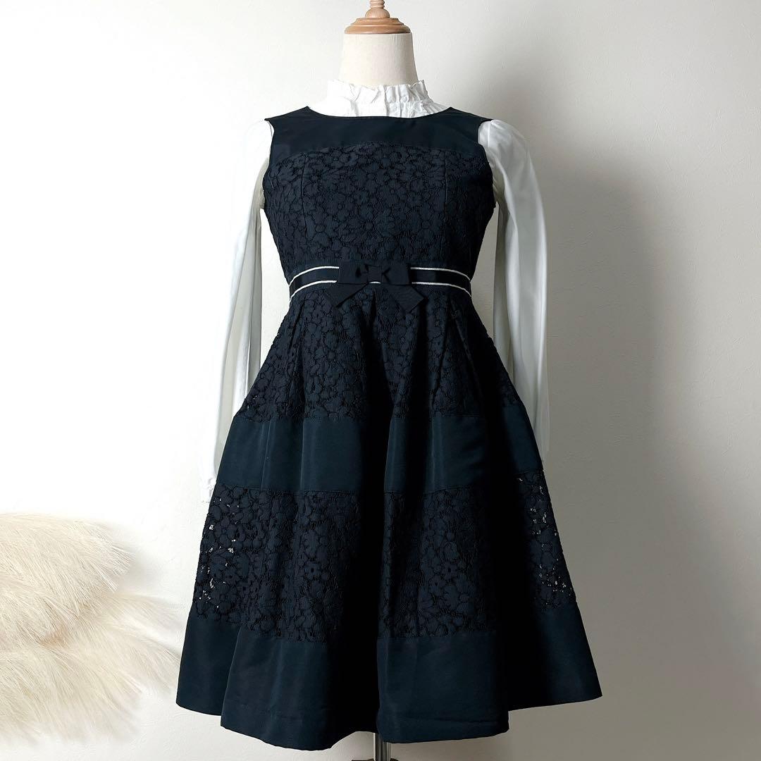 美品☆組曲 150 ワンピース ニットジャケットカーディガン ブラウス セット