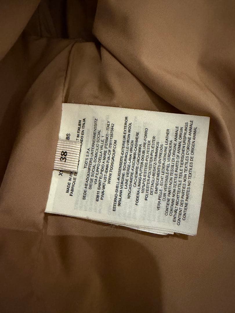 トッズ TOD‘S コートジャケット