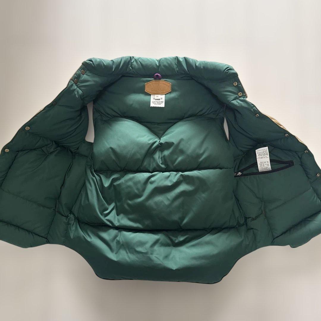 超美品ロッキーマウンテンフェザーベッド×ウエアハウス　ドビーツイル ダウンベスト