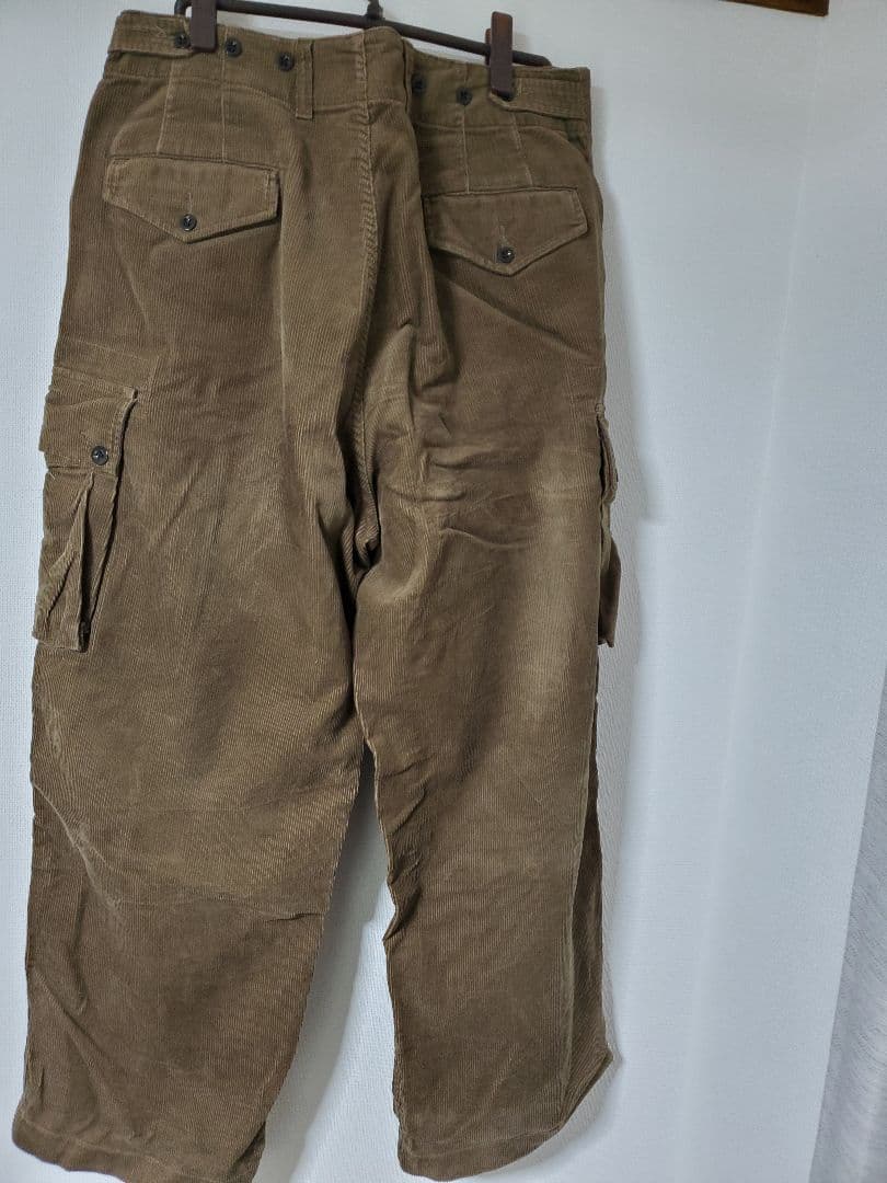 貴重　USA製　RRL　コーデュロイワークパンツ　W34