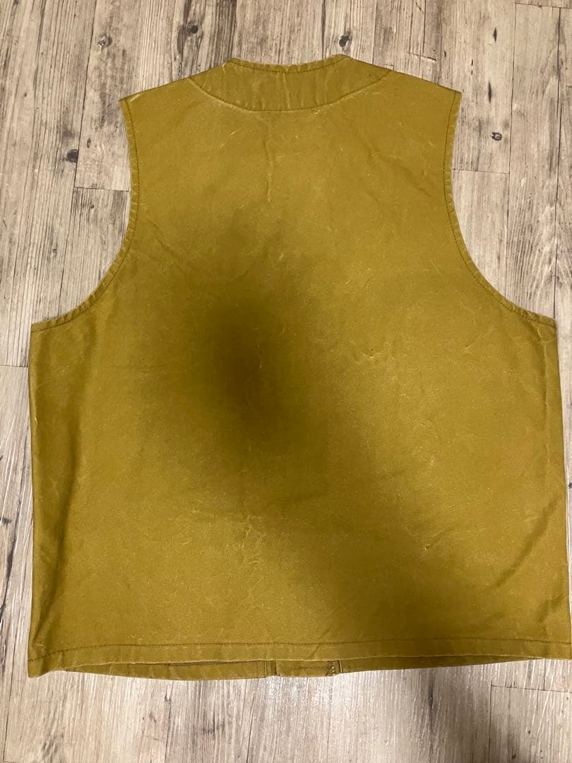 FILSONフィルソンTINCLOTH VESTオイルティンクロスベストカーキ