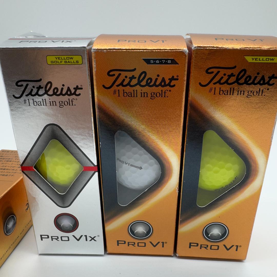 Titleist Pro V1 & Pro V1x 新品未使用ゴルフボールセット