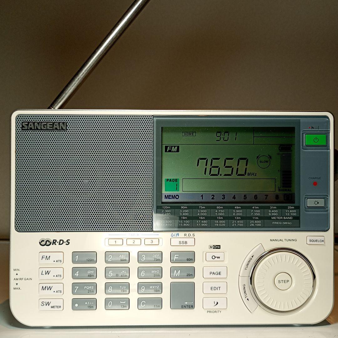 SANGEAN BCLラジオ ATS-909X 2014年製　動作品