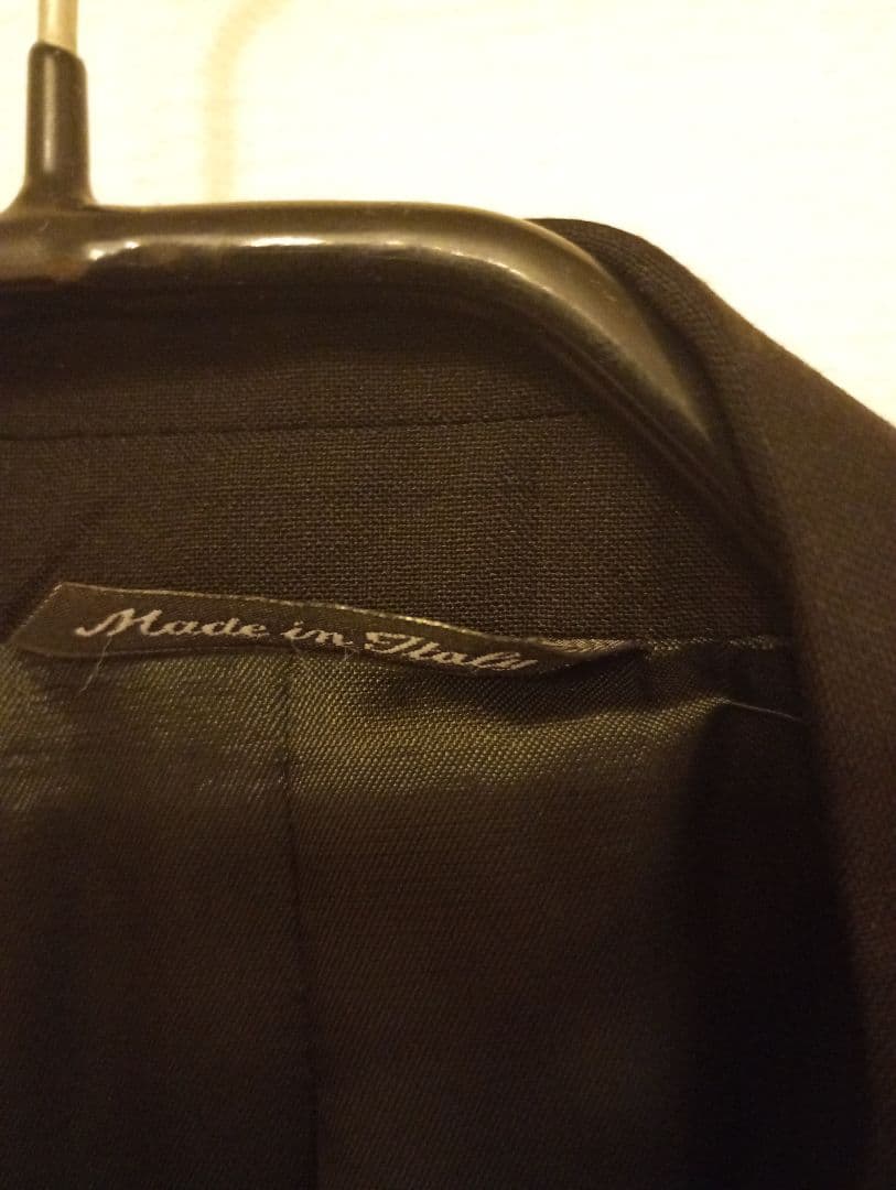 【1/10まで最終値下げ】LARDINI ウールスーツ ブラック 46