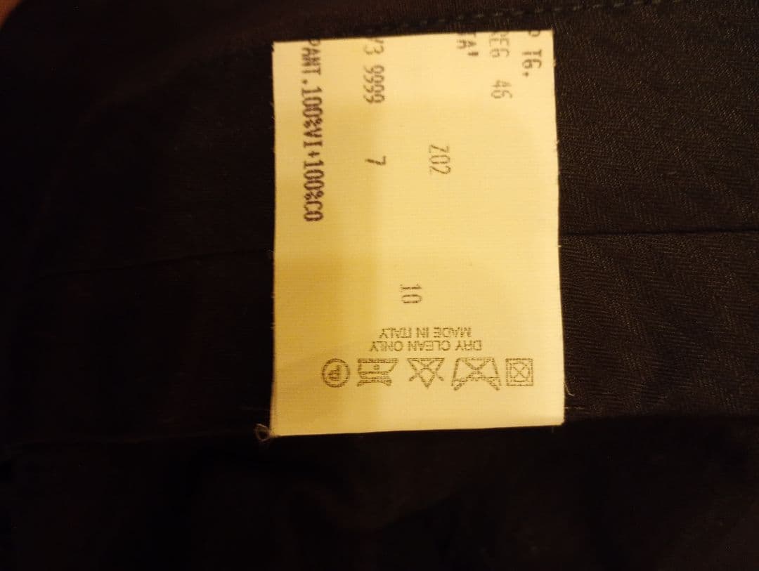 【1/10まで最終値下げ】LARDINI ウールスーツ ブラック 46